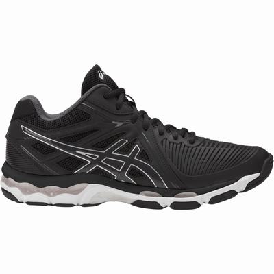 Asics Gel-Netburner Ballistic Mt - Miesten Lentopallokengät - Mustat/TummanHarmaat